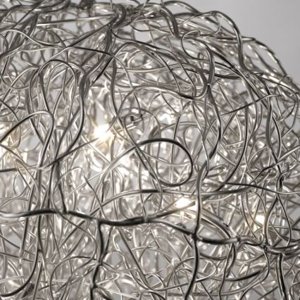 Paul Neuhaus 2019-21 - Candelabru suspendat pe cablu SAREA 15xG9/40W/230V argintiu