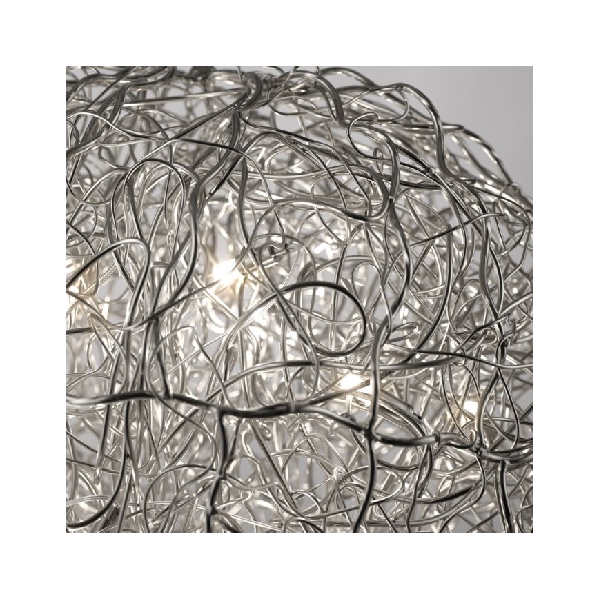 Paul Neuhaus 2019-21 - Candelabru suspendat pe cablu SAREA 15xG9/40W/230V argintiu