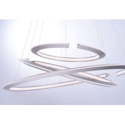 Paul Neuhaus 2493-55 - Candelabru LED reglabil pe cablu ALESSA 3xLED/38W/230V cu telecomandă