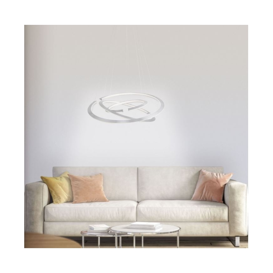 Paul Neuhaus 2493-55 - Candelabru LED reglabil pe cablu ALESSA 3xLED/38W/230V cu telecomandă