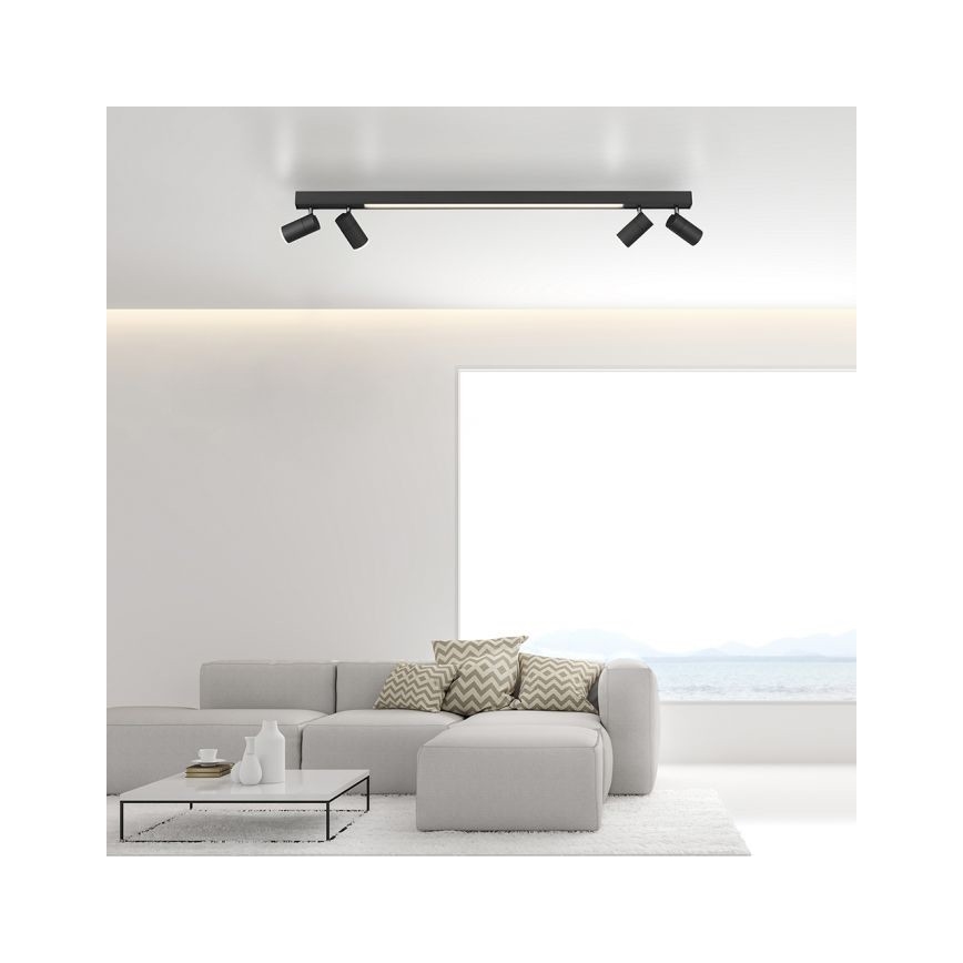 Paul Neuhaus 6121-13 - Spot LED reglabil PURE 4xLED/4W/230V + LED/9W 2700-5000K + telecomandă