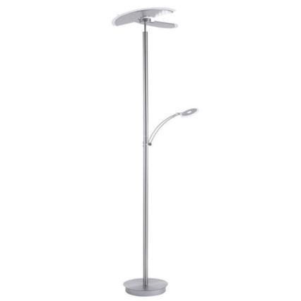 Paul Neuhaus 673-55 - Lampă de podea LED reglabilă ARTUR 2xLED/21W/230V+LED/6W crom lucios