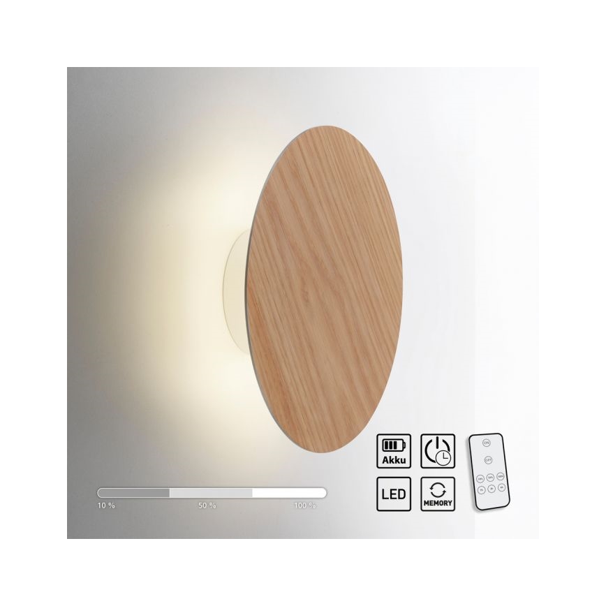 Paul Neuhaus 8153-79 - Lampă de perete LED reglabilă PUNTUA LED/1,3W/3,7V 2200 mAh + telecomandă