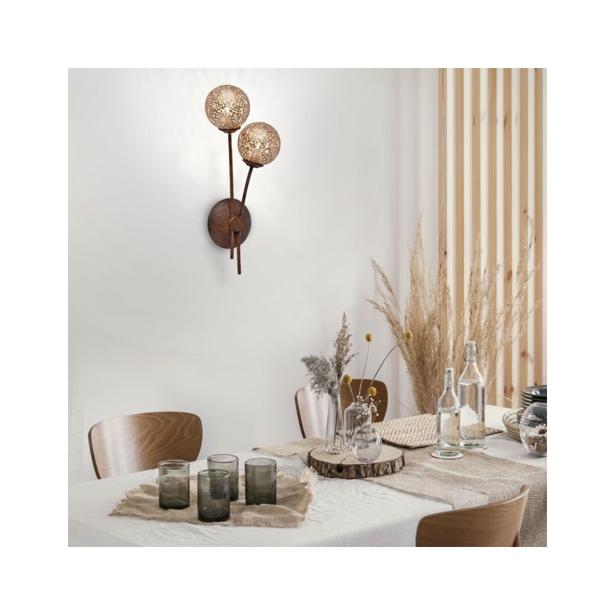 Paul Neuhaus 9032-48 - Lampă de perete GRETA 2xG9/40W/230V