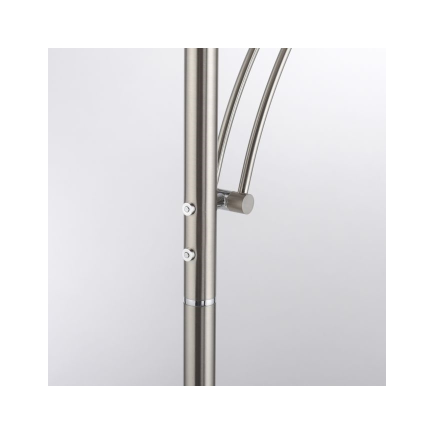 Paul Neuhaus 655-55 - Lampă de podea LED dimabilă ALFRED, LED/28W+LED/4W/230V, crom lucios