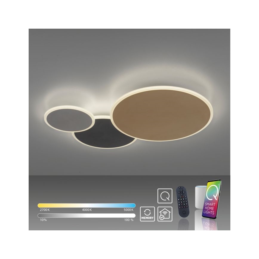 Paul Neuhaus 8007-70 - Plafonier LED reglabil Q-PIATO LED/35W/230V 2700-5000K Wi-Fi + telecomandă