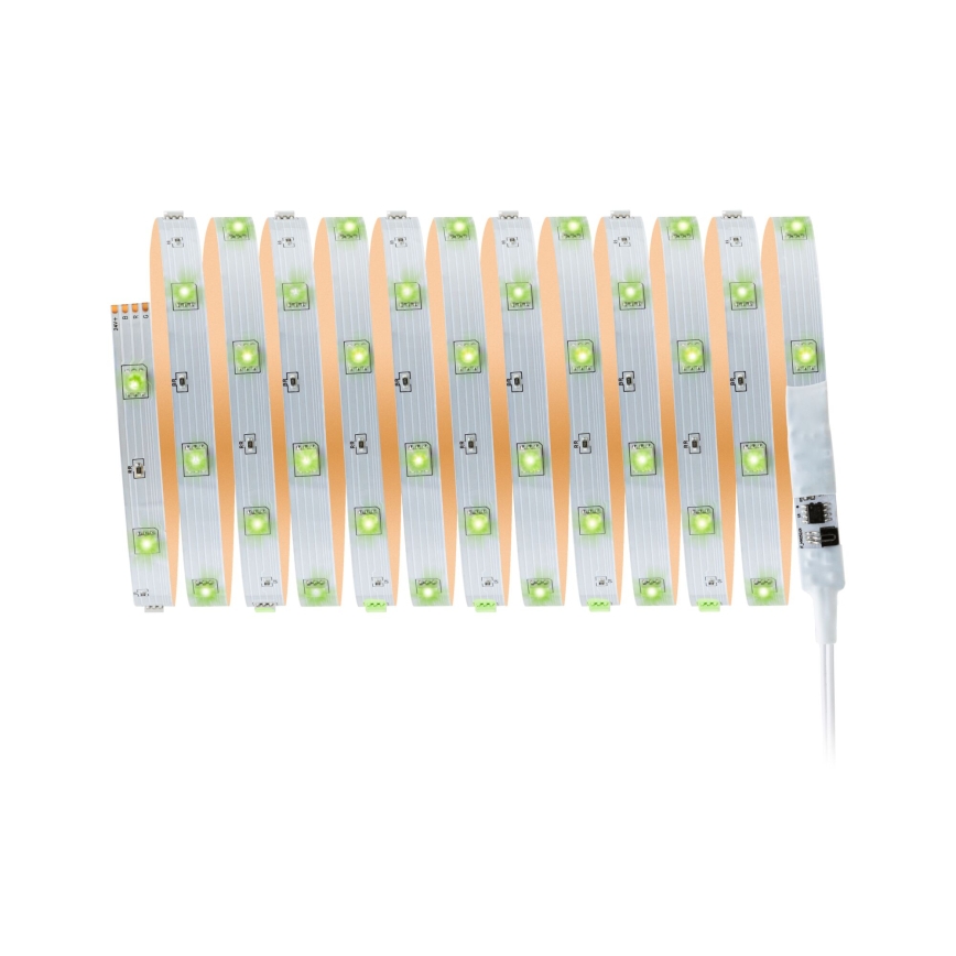 Paulmann 3988 - Bandă LED RGBW, 13 W, dimabilă, TIP, 5 m, 230 V + telecomandă