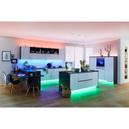 Paulmann 70627 - Bandă LED RGB dimerizabilă 18W IP44 pentru baie MAXLED 1,5 m 230V + telecomandă