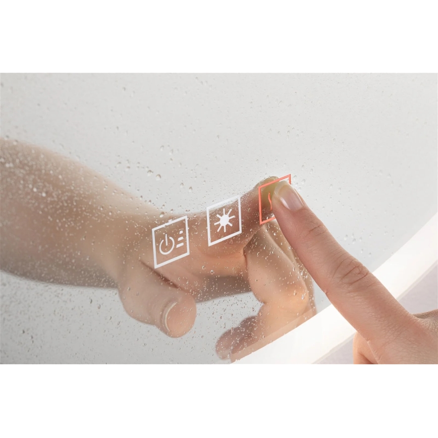 Paulmann 78952 - Oglindă încălzită pentru baie cu iluminare LED, 21W, IP44, reglabilă, MIRA 230V