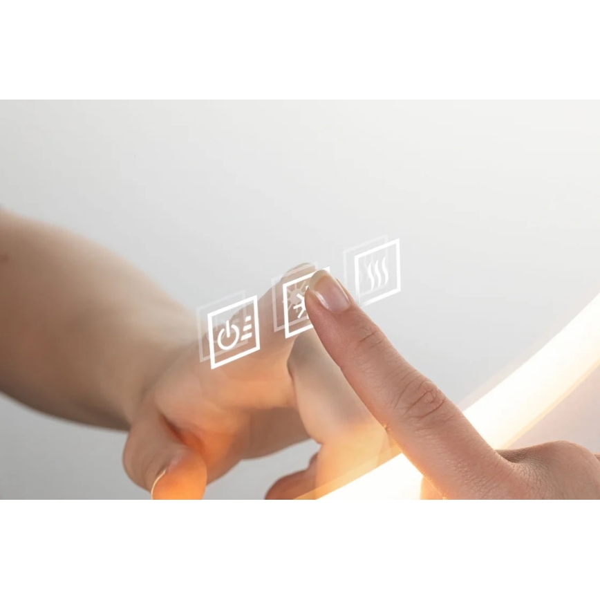 Paulmann 78952 - Oglindă încălzită pentru baie cu iluminare LED, 21W, IP44, reglabilă, MIRA 230V