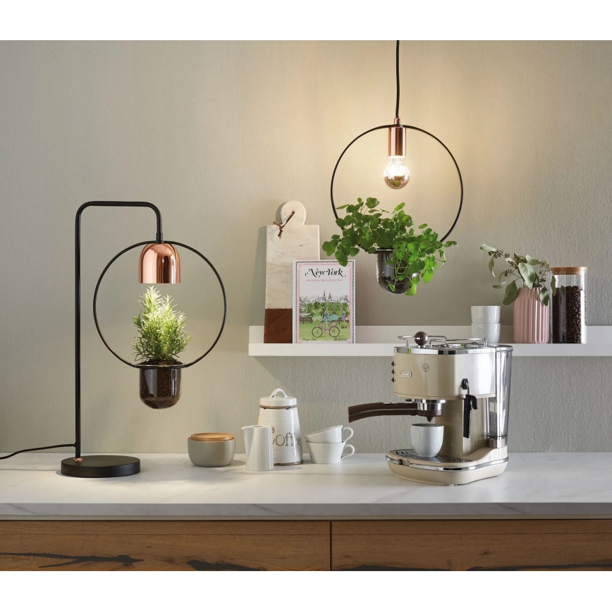 Paulmann 79746 - Lampă de masă FANJA, 1xGU10/20W, 230V, finisaj fumuriu