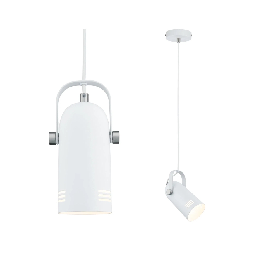 Paulmann 79767 - Lustră LAVEA LED RGBW 1xE27/9W, 230V, pe cablu, albă
