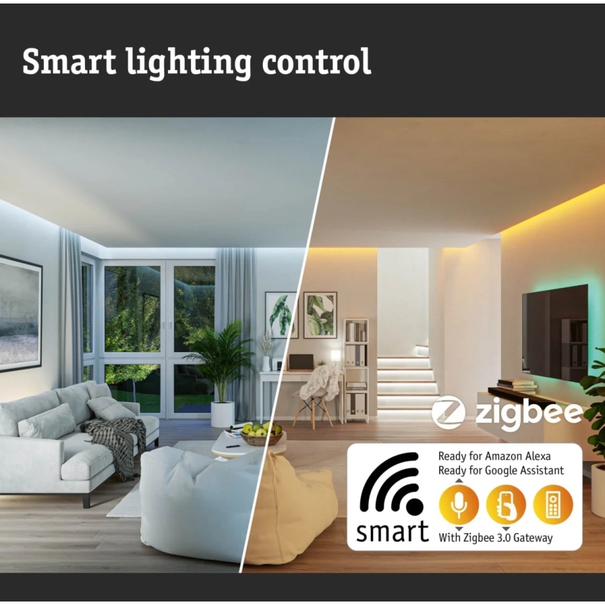 Paulmann 79826 - Corp de iluminat LED/19,5W reglabil SMART VELORA 230V 2700-6500K