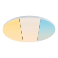 Paulmann 79894 - Plafonieră LED VELORA, 38W, 230V, 3000/4000/6500K, Ø 60 cm, albă