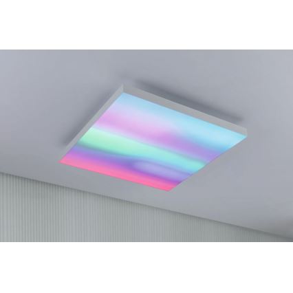 Paulmann 79905 - Plafonier LED RGBW dimabil 19W VELORA 230V 3000-6500K cu telecomandă
