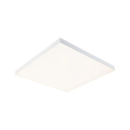 Plafonieră LED dimabilă Paulmann LORIA 79910, 31W RGBW, 230V, 3000–6500K, 59,5 x 59,5 cm, albă + telecomandă