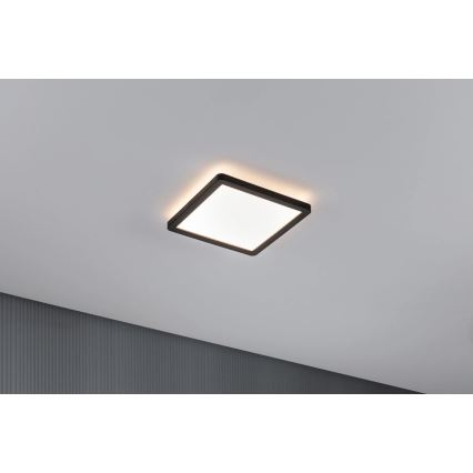 Paulmann 79920 - Panou LED dimabil ATRIA 11,2 W, 230 V, 3000 K, 19 x 19 cm, negru