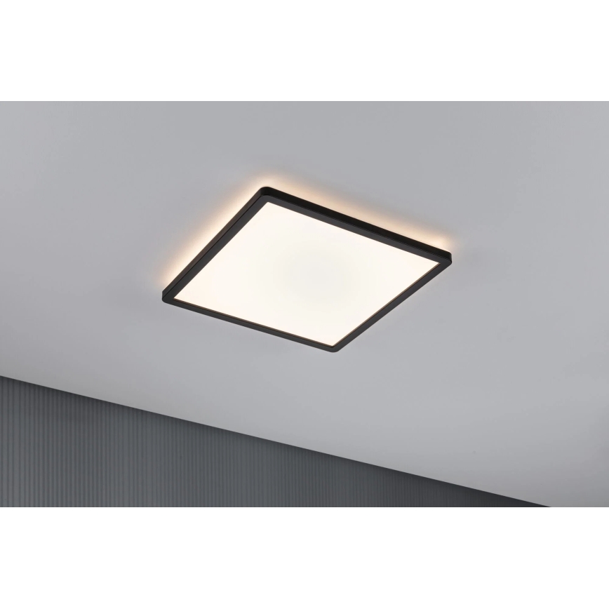 Paulmann 79921 - Panou LED dimabil 16W ATRIA 230V 3000K 29,3x29,3 cm negru