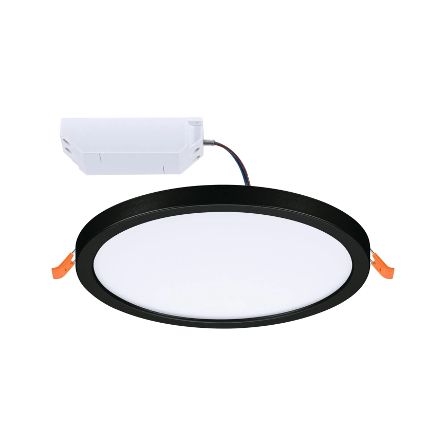 Paulmann 79965 - Lampă LED încastrată pentru baie AREO, 13W, IP44, reglabilă, 230V, Ø 17,5 cm, negru