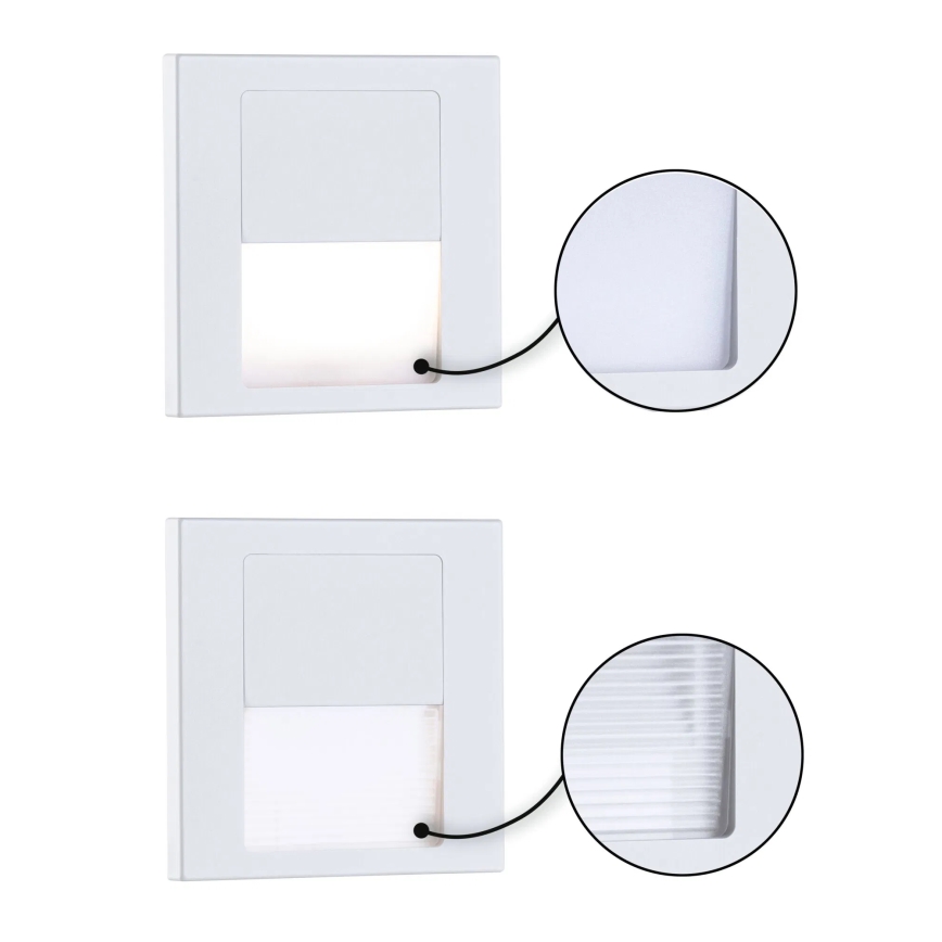 Paulmann 79999 - LED/1W Lumină pentru scări TSARO 230V Follow/ albă