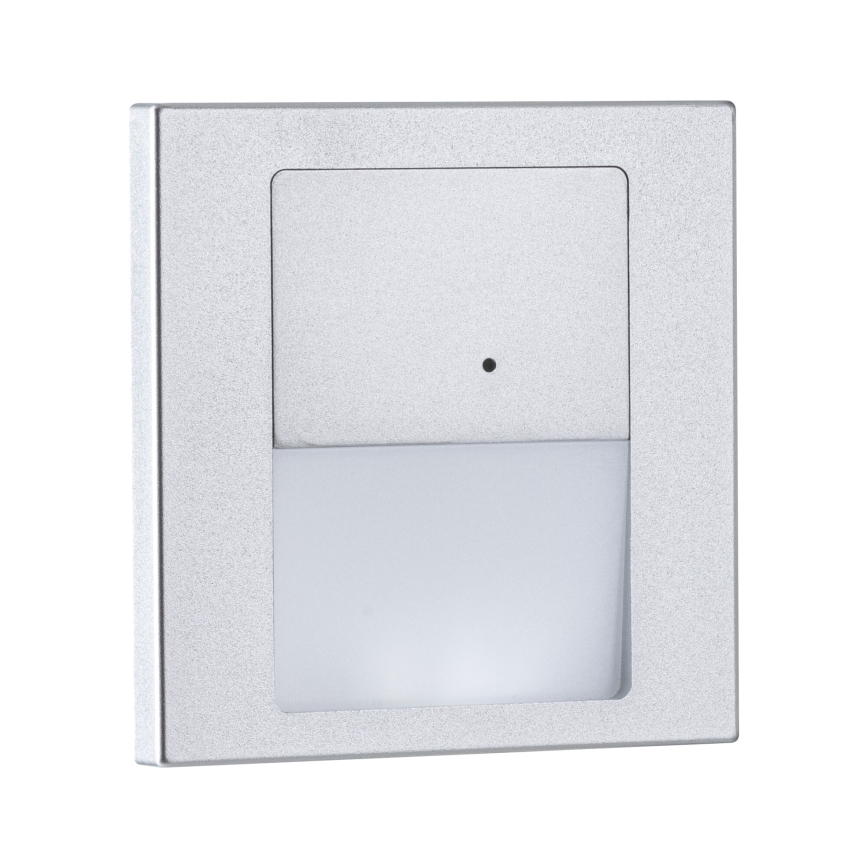 Paulmann 80003 - Lampă LED de 1W pentru scări cu senzor TSARO 230V, crom mat/lead