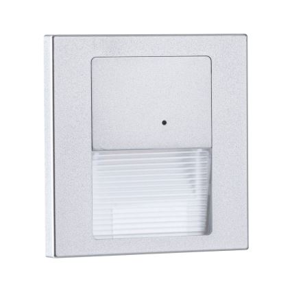 Paulmann 80003 - Lampă LED de 1W pentru scări cu senzor TSARO 230V, crom mat/lead