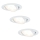 Paulmann 92091 - SET 3x LED Lampă încastrată 3xLED/4,2W/230V