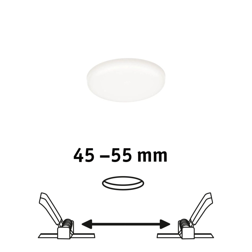 Paulmann 92390 - LED/4,5W IP44 Lampă încastrată baie VARIFIT 230V