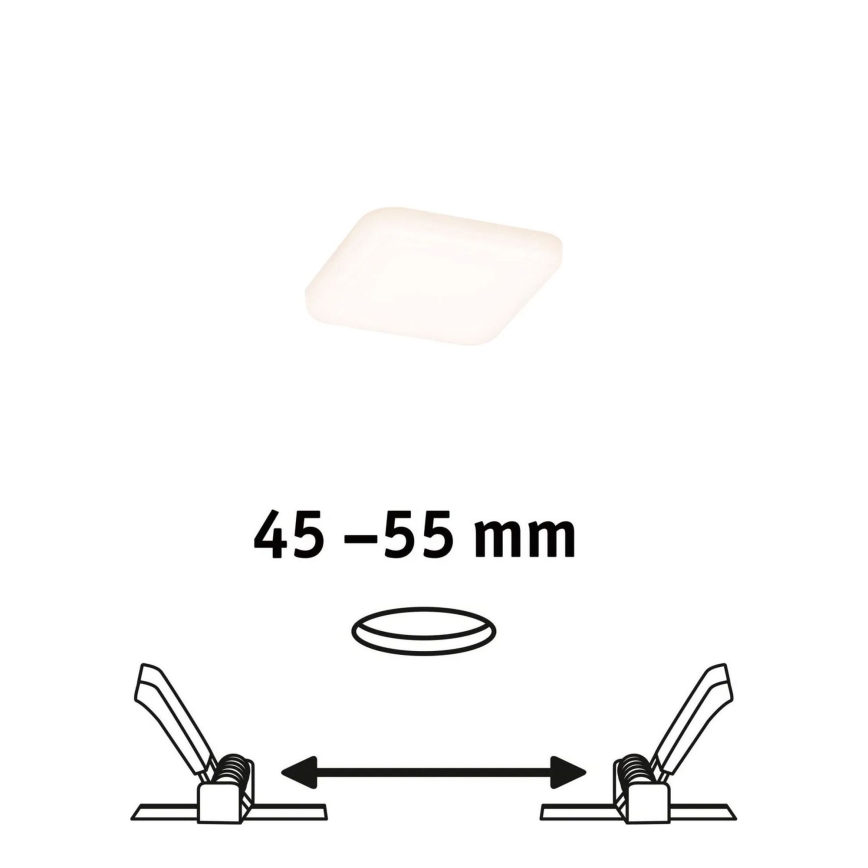 Paulmann 92393 - LED/4,5W IP44 Lampă încastată baie VARIFIT 230V