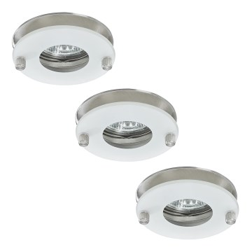 Paulmann 92549 - SET 3xGU5,3/35W Lampă încastrată baie PREMIUM 230V/12V
