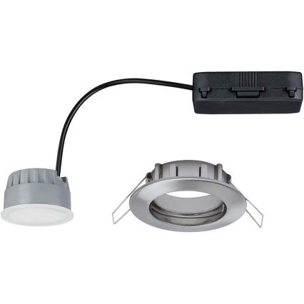 Paulmann 92827 - SET 3xLED/7W IP44 Lumină încastrabilă pentru baie, reglabilă COIN 230V