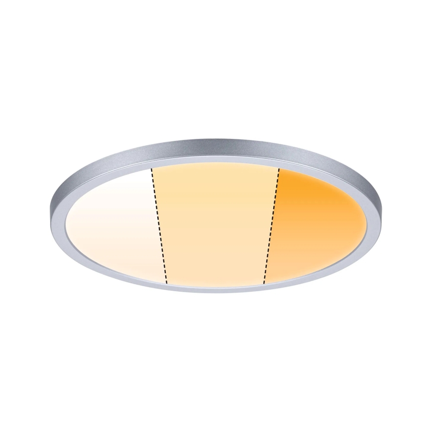 Paulmann 92992 - Plafonieră încastrată pentru baie AREO, LED 16W IP44, 230V, 2000/3000/4000K, Ø 23 cm, crom mat