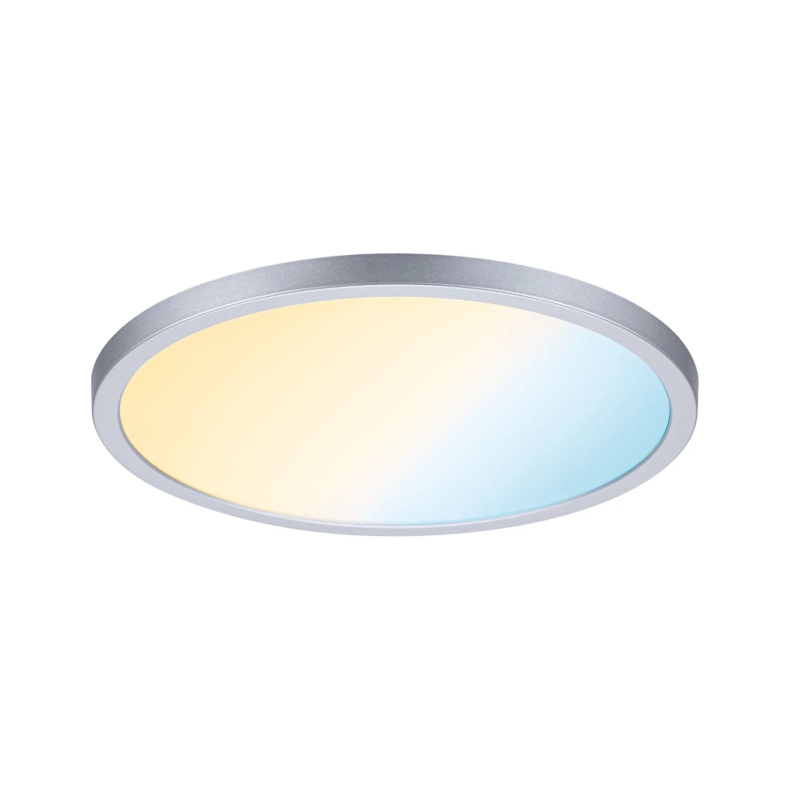 Paulmann 93046 - Spot LED încastrat AREO pentru baie, dimmabil, 16W, IP44, 230V, 3000-6500K, Ø 23 cm, crom mat
