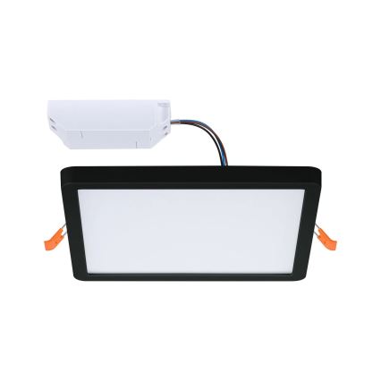 Paulmann 93101 - Spot LED încastrat AREO 13W, IP44, pentru baie, 230V, 2000/3000/4000K, 17,5x17,5 cm, negru
