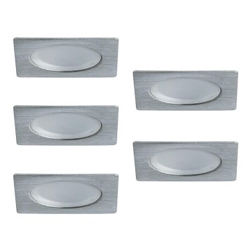 Paulmann 93587 - SET 5x Lampă încastrată LED 5xLED/0,4W/12V/230V 2700K