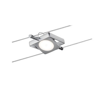 Paulmann 94107 - Set 4xLED/4,3W, sistem complet cu cablu MAC 230V, crom mat