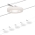 Paulmann 94109 - Set complet sistem pe cablu MAC, 5x LED/4,3W, 230V, alb