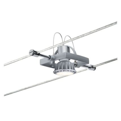 Paulmann 94132 - Spot LED 1xGU5,3/10W pentru sistem cu cablu MAC 12V crom mat