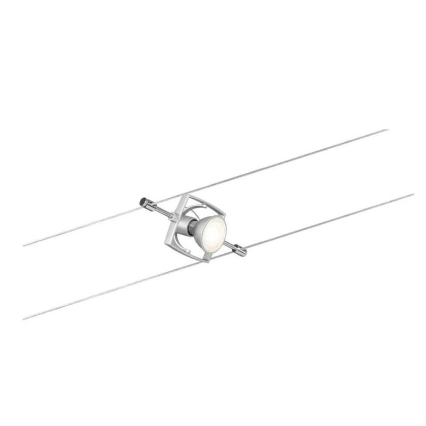Paulmann 94133 - Set 5xGU5,3/10W, sistem complet pe cablu MAC 230V, crom mat