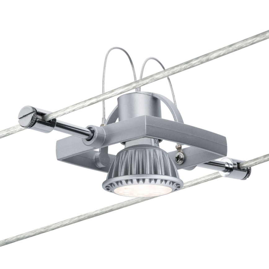 Paulmann 94134 - SET 5xGU5,3/10W Spoturi pentru sistem cu cablu MAC 230V alb