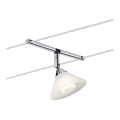 Paulmann 94138 - Spot 1xGU4/10W pentru sistem cu cablu COLMAR 12V, alb/crom lucios