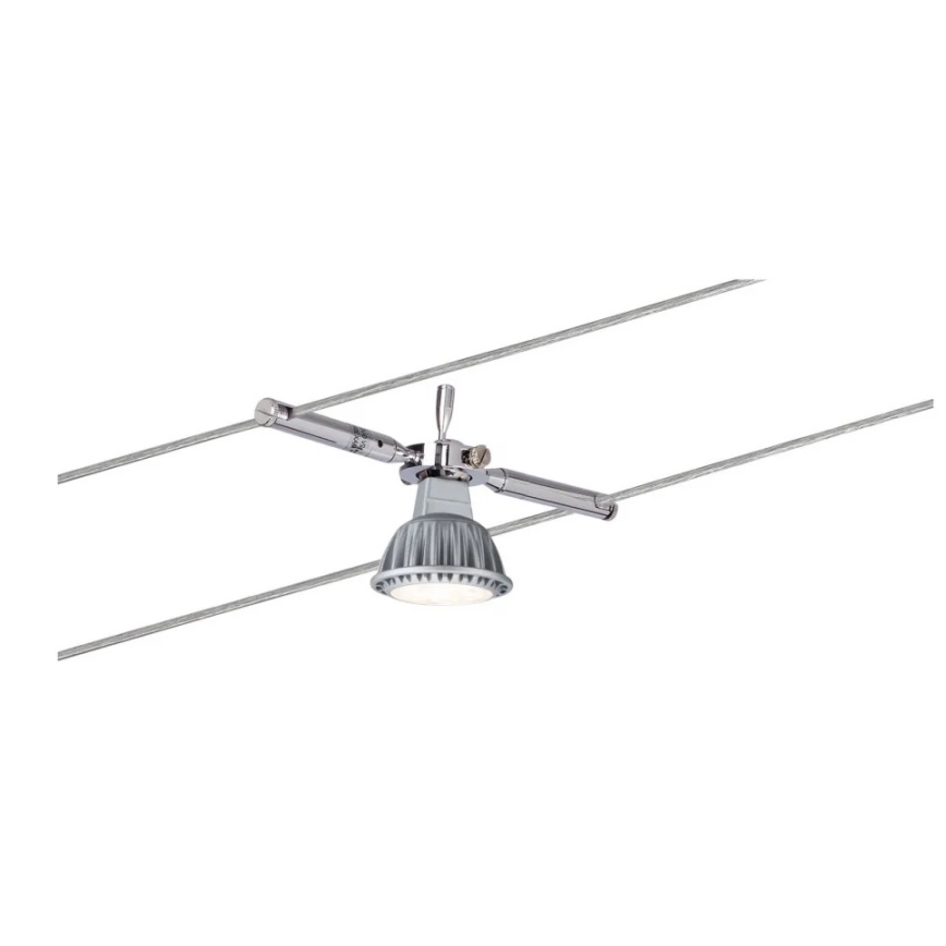 Paulmann 94147 - Spot pentru sistem cu cablu TOGO, 1x GU5,3/10W, 12V, crom mat