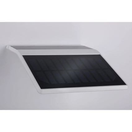 Paulmann 94244 YOKO - Aplică solară de perete LED 1,2 W, IP44, cu senzor, 3,7 V 1800 mAh, albă