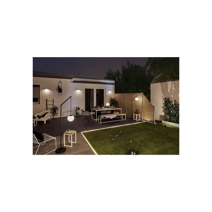 Paulmann 94246 - LED/1,2W IP44 Lumină solară de exterior cu senzor RYSE 3,7V 1800 mAh