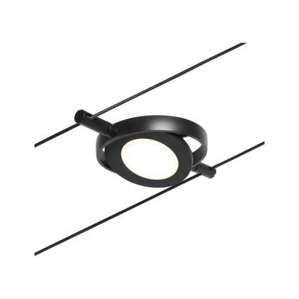 Paulmann 94418 - Set 5x LED/4,5W sistem complet cu cablu ROUNDMAC 230V negru