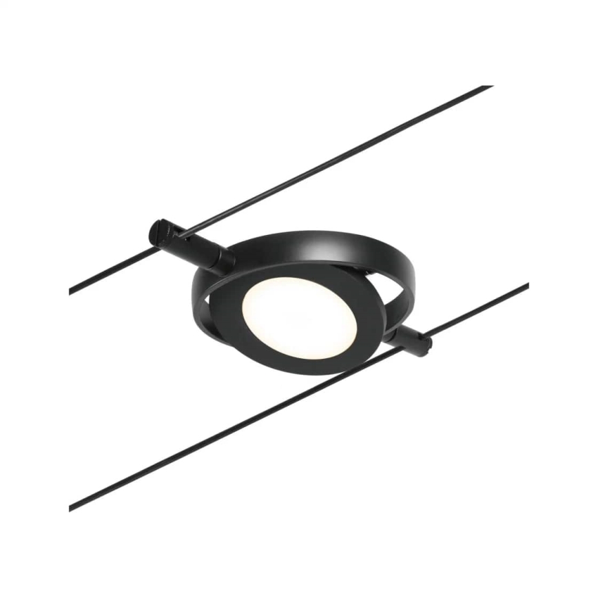 Paulmann 94418 - Set 5x LED/4,5W sistem complet cu cablu ROUNDMAC 230V negru
