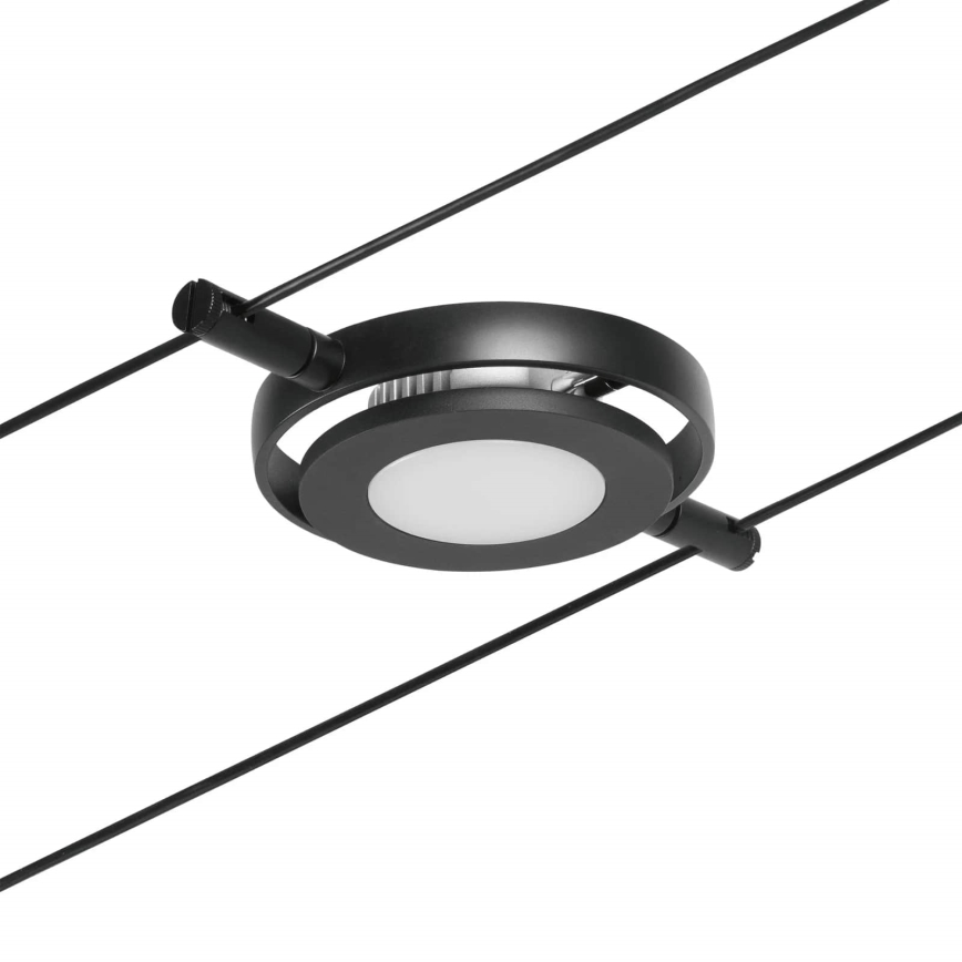 Paulmann 94418 - Set 5x LED/4,5W sistem complet cu cablu ROUNDMAC 230V negru