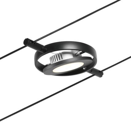 Paulmann 94418 - Set 5x LED/4,5W sistem complet cu cablu ROUNDMAC 230V negru