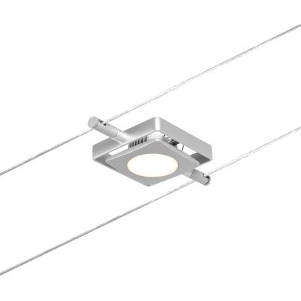 Paulmann 94420 - Set 5xLED/4,5W sistem complet cu cablu MAC 230V crom mat
