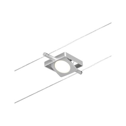 Paulmann 94420 - Set 5xLED/4,5W sistem complet cu cablu MAC 230V crom mat